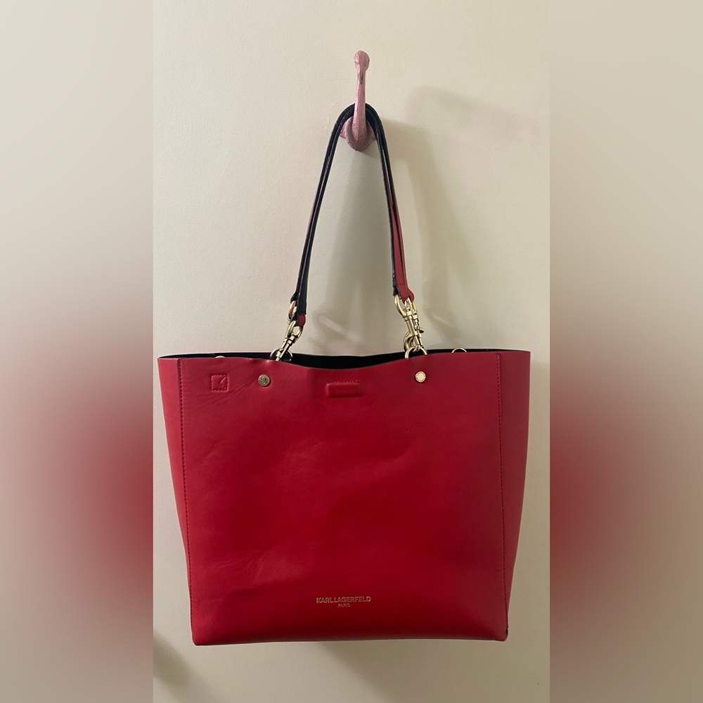 Karl Lagerfeld Paris Red Tote